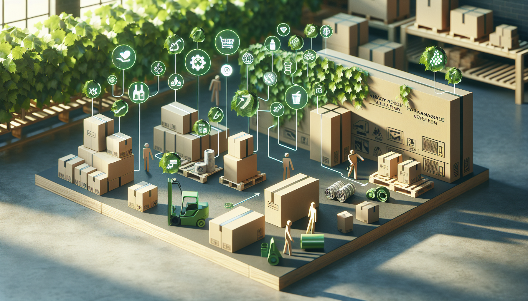 Solutions d'Emballage Respectueuses de l'Environnement: Cartons, Feuillards et Films Étirable pour Manutention Viticole et Industrielle