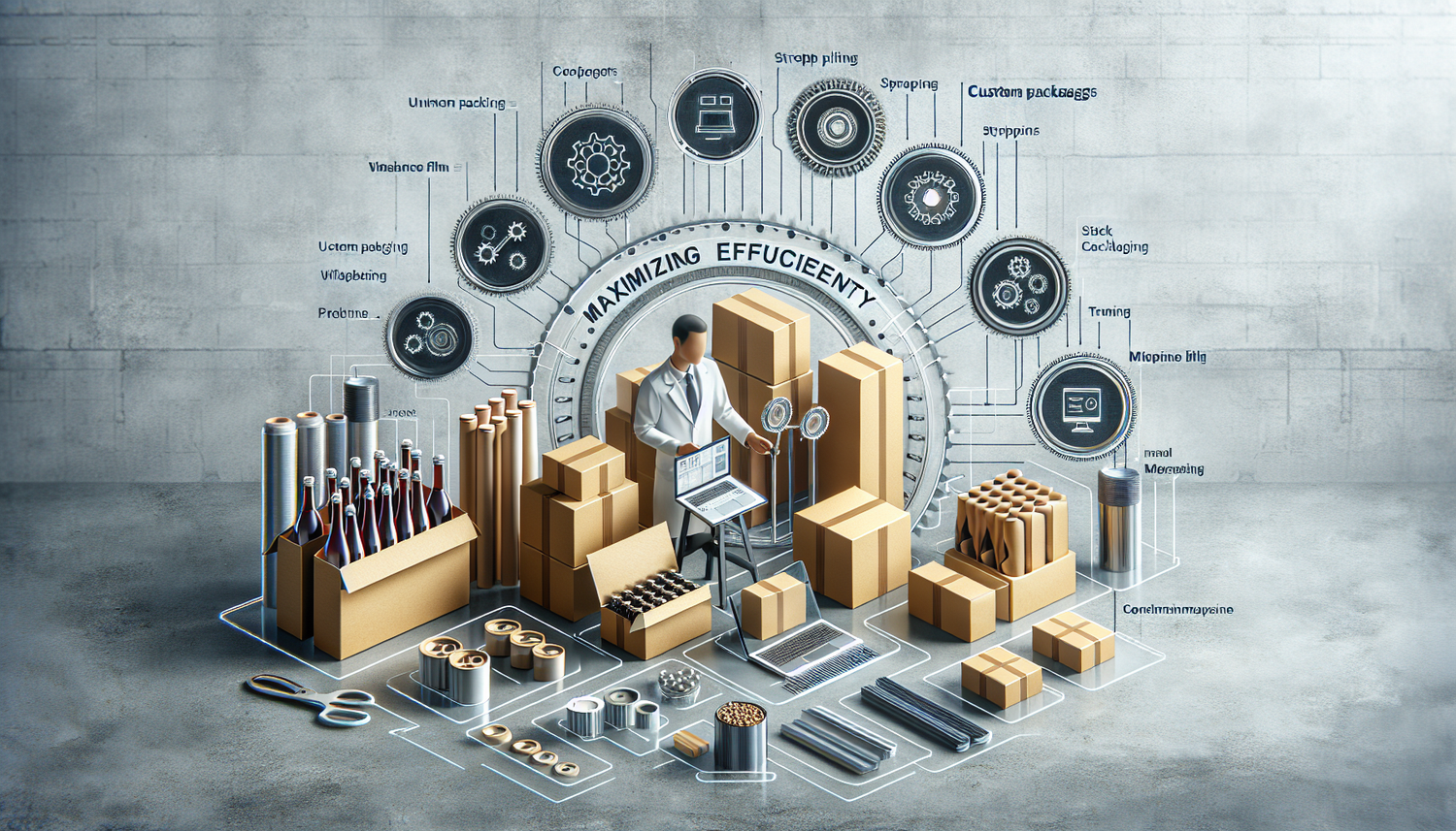 Maximisez l'Efficacité avec des Emballages Sur Mesure: Cartons, Feuillards et Films Étirable pour Viniculture et Industrie