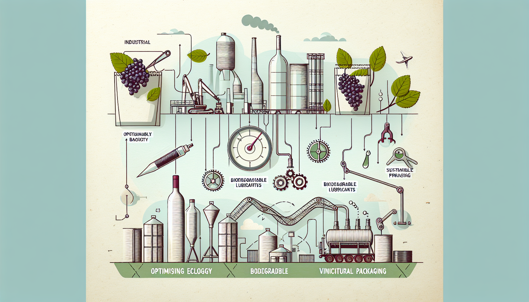 Optimisez Écologie et Rentabilité: Sacs, Lubrifiants et Bandes pour Emballages Industriels et Vinicole Durable en 2024.