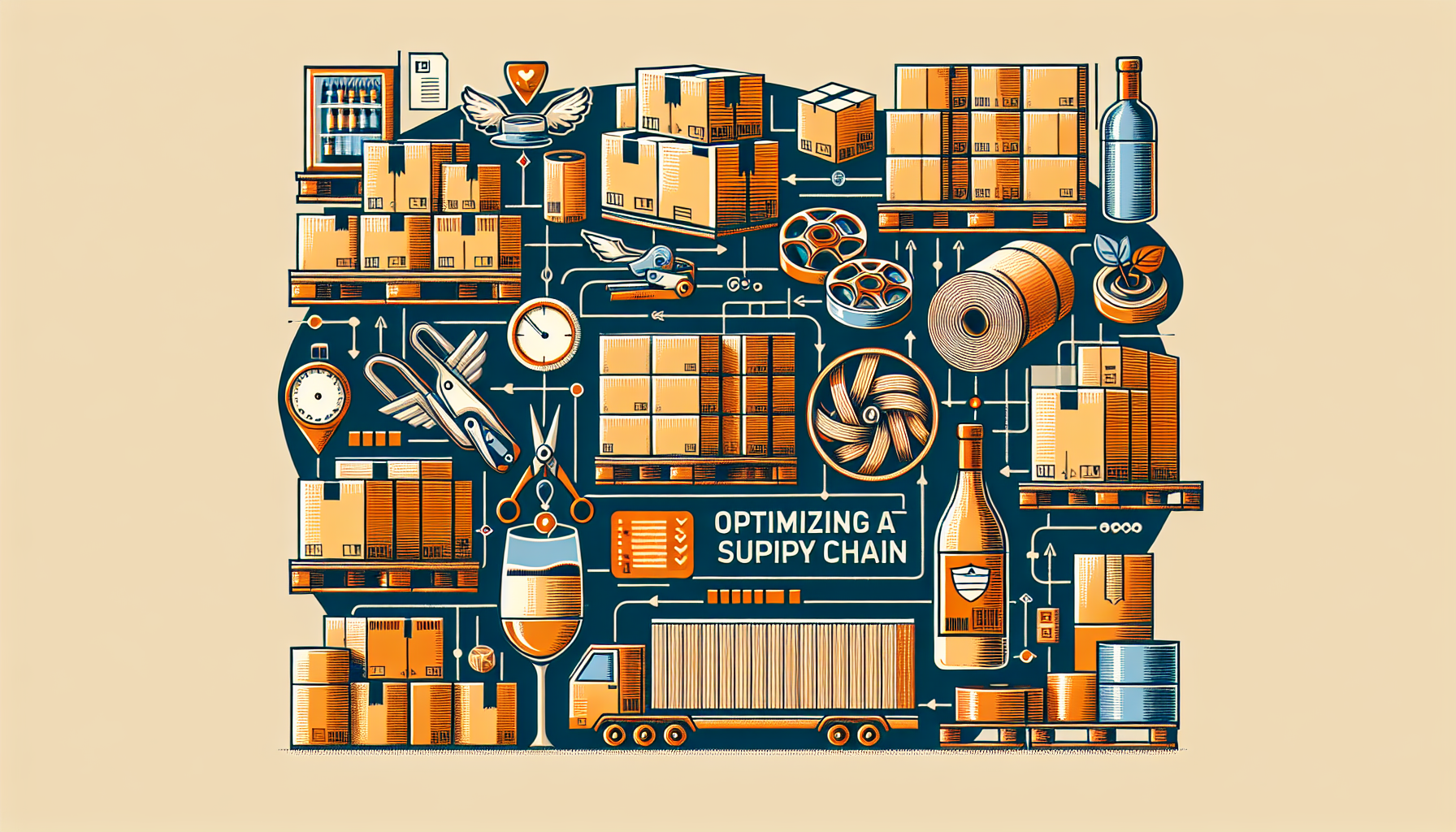 Optimisez Votre Chaîne Logistique: Emballages Cartons, Feuillards et Films Étirable pour Sécurité et Efficacité en Viniculture et Industrie.