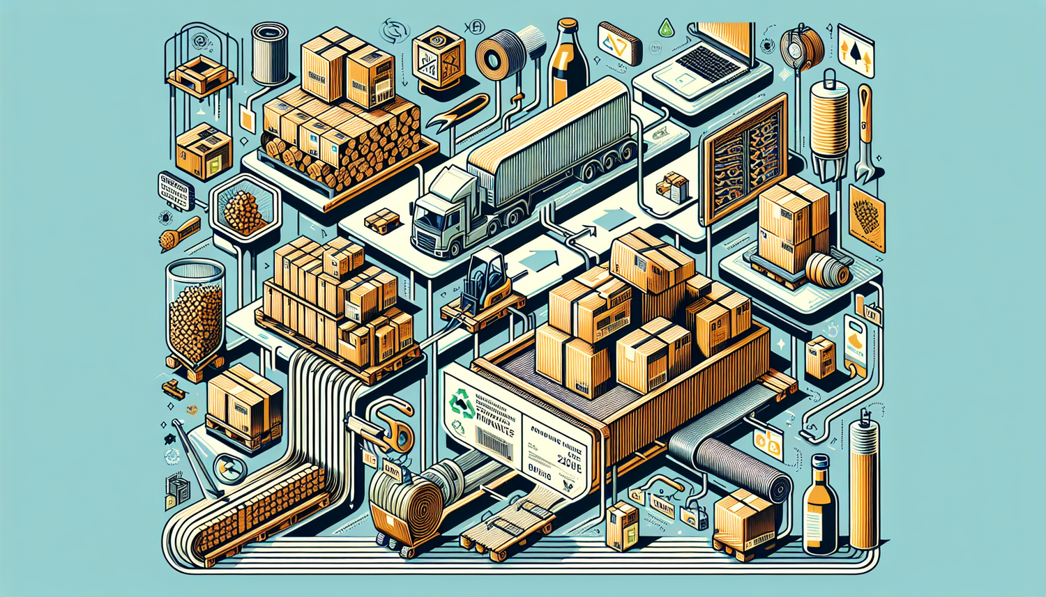 Emballages Écologiques et Innovants: Cartons, Feuillards, Films Étirable pour Déménagements et Secteurs Viticole en 2024