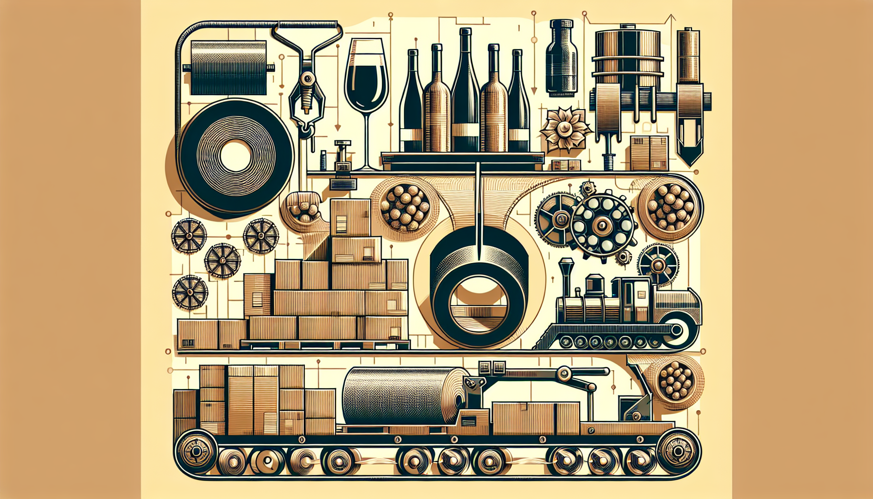 Augmentez Votre Performance Logistique: Emballage Cartons, Feuillards et Film Étirable pour Viniculture et Déménagement