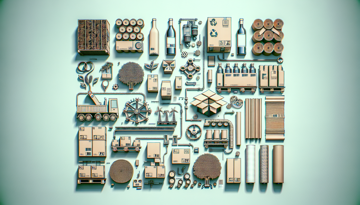 Solutions d'Emballage Éco-Responsables: Cartons, Feuillards et Films Étirable pour Transformation Durable en Industrie et Viniculture