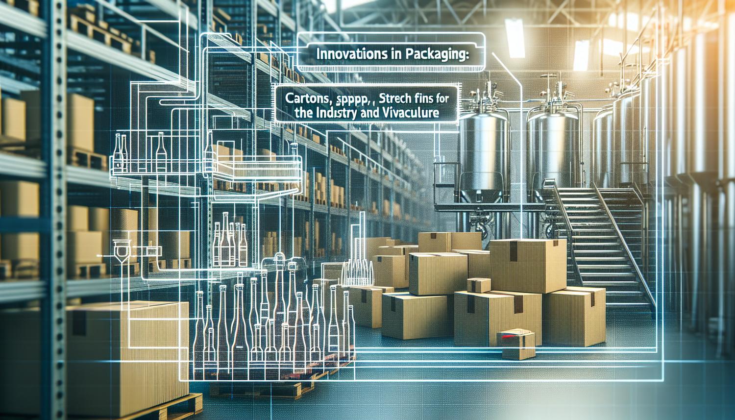 Innovations en Emballage: Cartons, Feuillards et Films Étirable pour Efficacité Logistique dans l'Industrie et Viticulture.