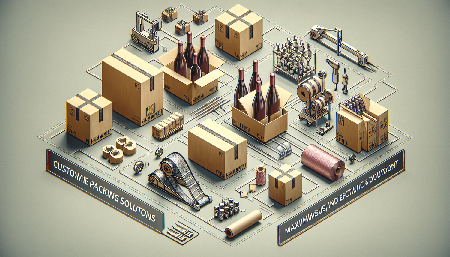Solutions Personnalisées en Emballage: Cartons, Films Étirable et Feuillards pour Maximiser Efficacité et Durabilité Viticole