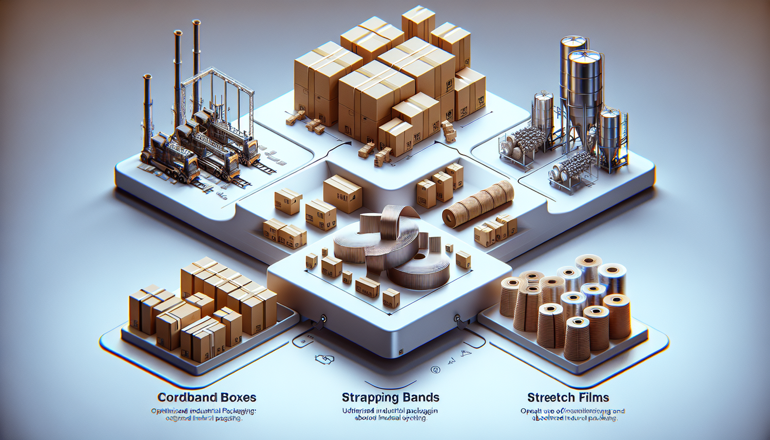 Optimisez Vos Emballages: Cartons, Feuillards et Films Étirable pour Efficacité dans l'Industrie, Déménagement et Viniculture