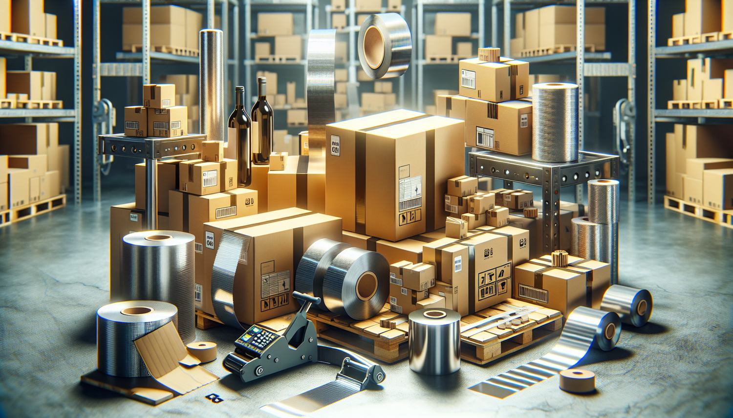 Explorez les Emballages Innovants: Cartons, Feuillards et Films Étirable pour Sécurité en Manutention et Viniculture.