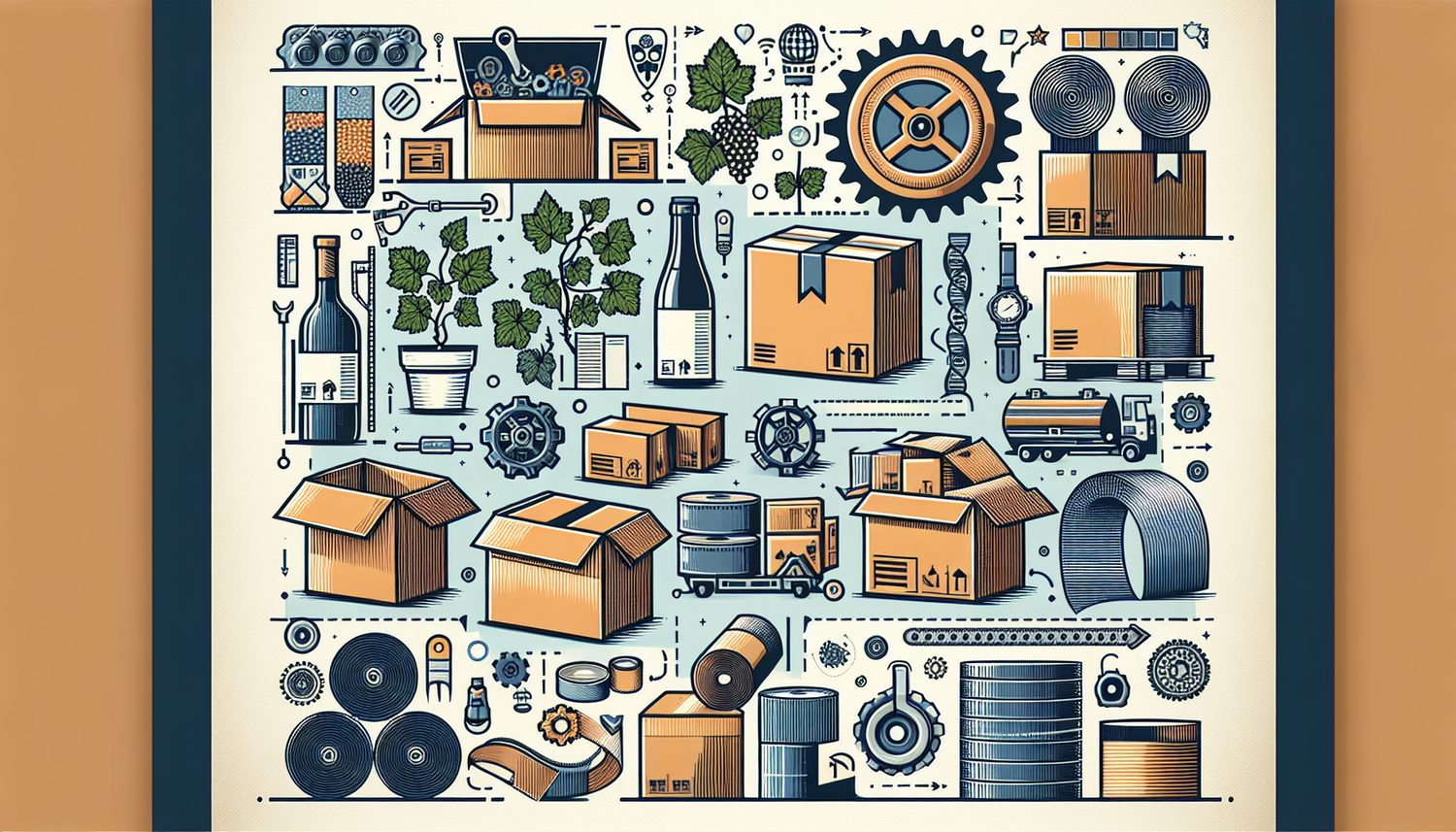 Améliorez Votre Emballage: Solutions Cartons, Feuillards et Films Étirable pour Industrie Durable et Viniculture Innovante