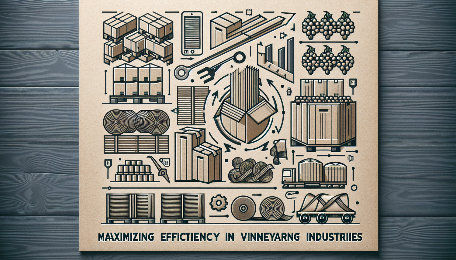 Maximisez Votre Efficacité: Cartons, Feuillards et Films Étirable pour Emballages Adaptés à la Viniculture et Industrie