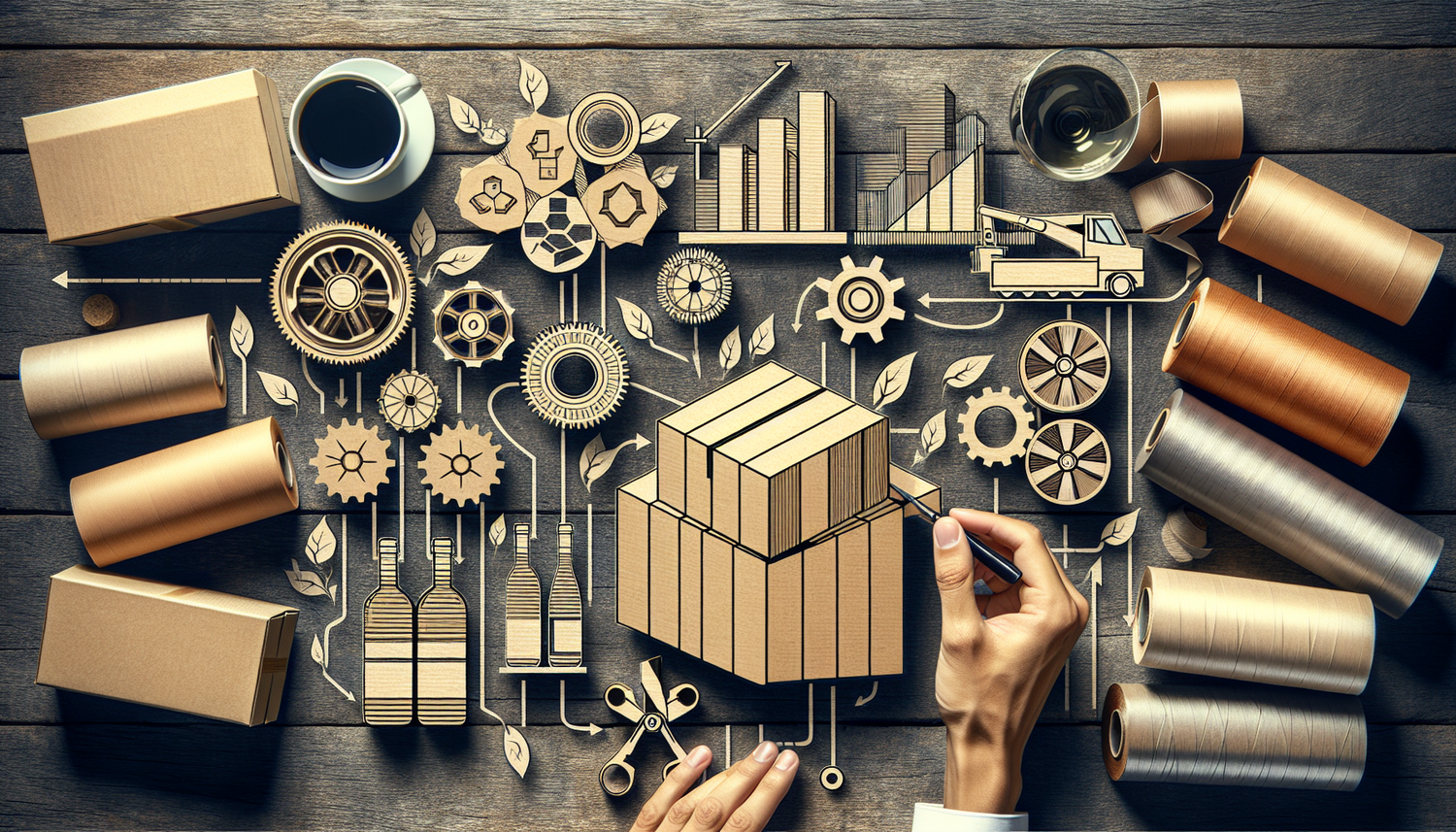 Adoptez des Emballages Cartons, Feuillards, Films Étirable: Efficacité et Durabilité pour Industrie et Viniculture