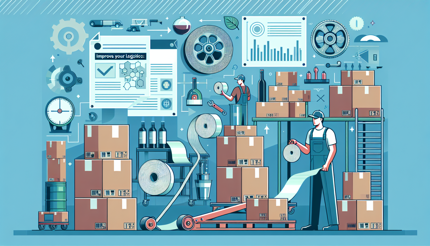 Améliorez Votre Logistique: Emballages Cartons, Feuillards et Films Étirable pour Efficacité en Déménagement et Viniculture