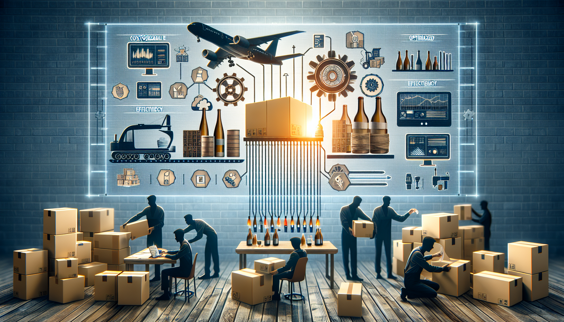 Découvrez des Solutions d'Emballage Personnalisées: Optimisez Efficacité Vue Canapé à Manutention Viticole et Industrielle