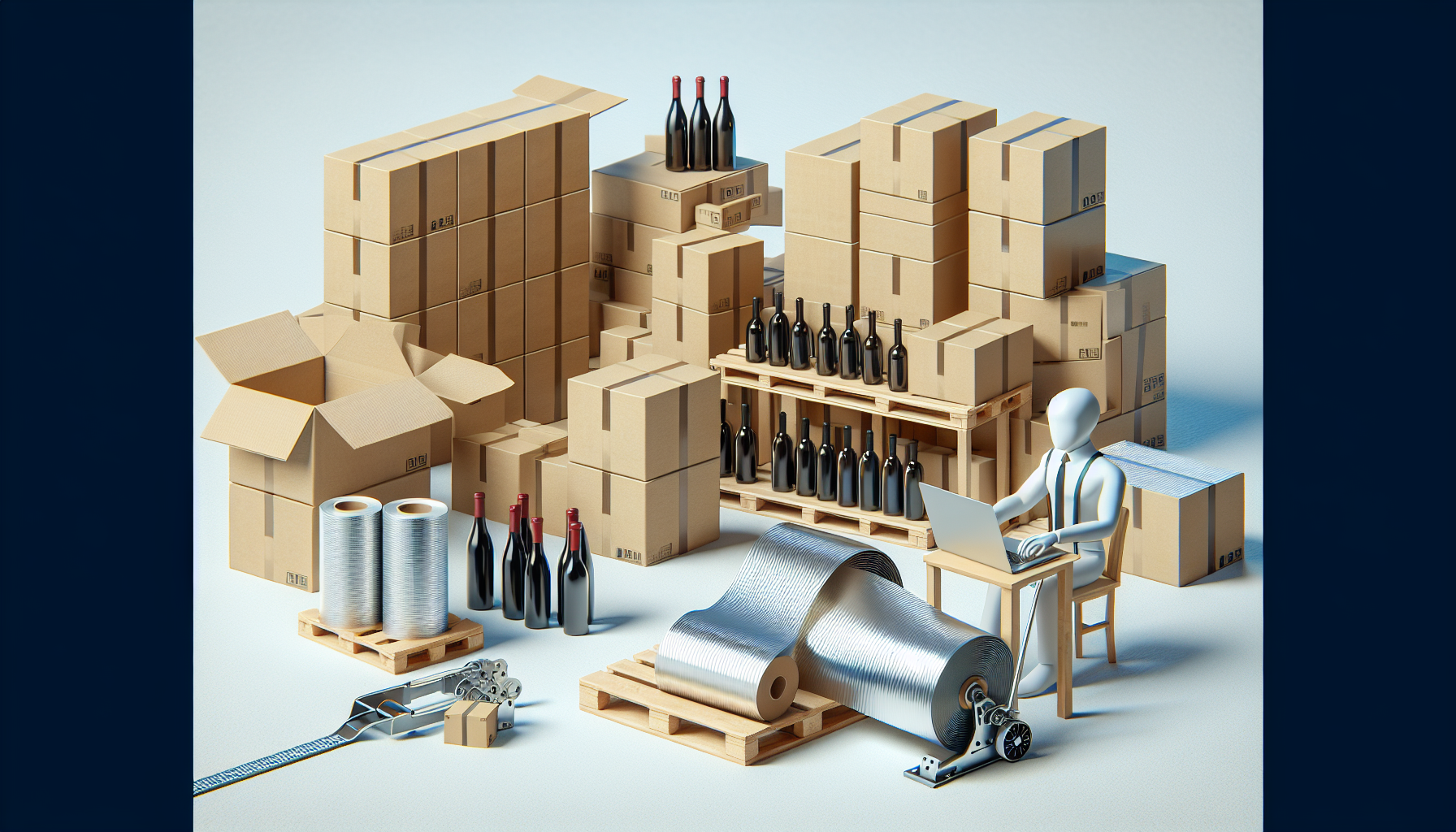 Emballages Rentables: Cartons, Feuillards et Films Étirable pour Réduire les Coûts en Viniculture et Industrie