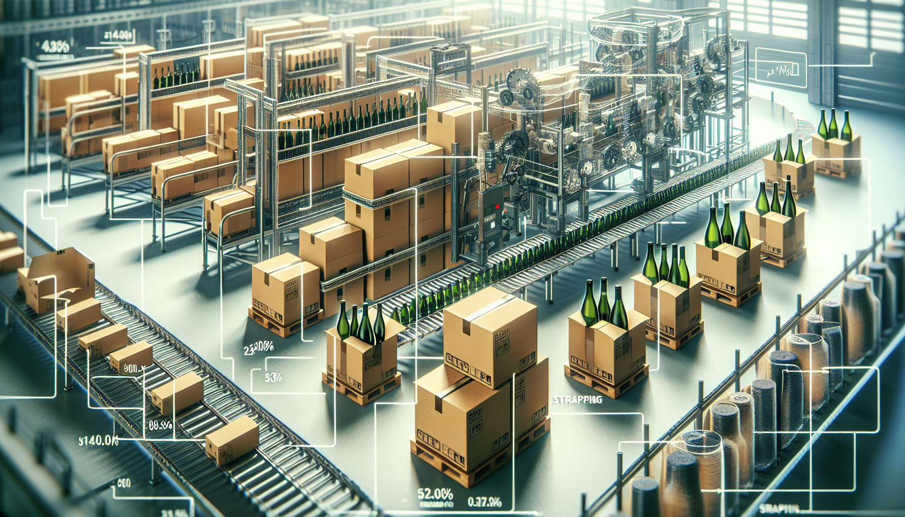 Maximisez Votre Rentabilité: Emballages Cartons, Feuillards et Films Étirable en Viniculture et Industrie Innovante.