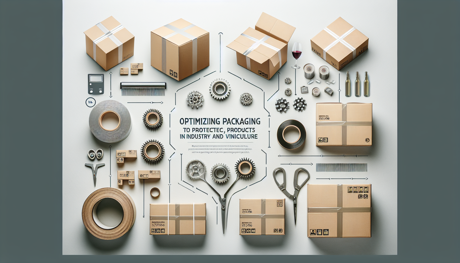 Optimisez vos Emballages: Protégez Vos Produits avec Cartons, Feuillards et Films Étirable en Industrie et Viniculture