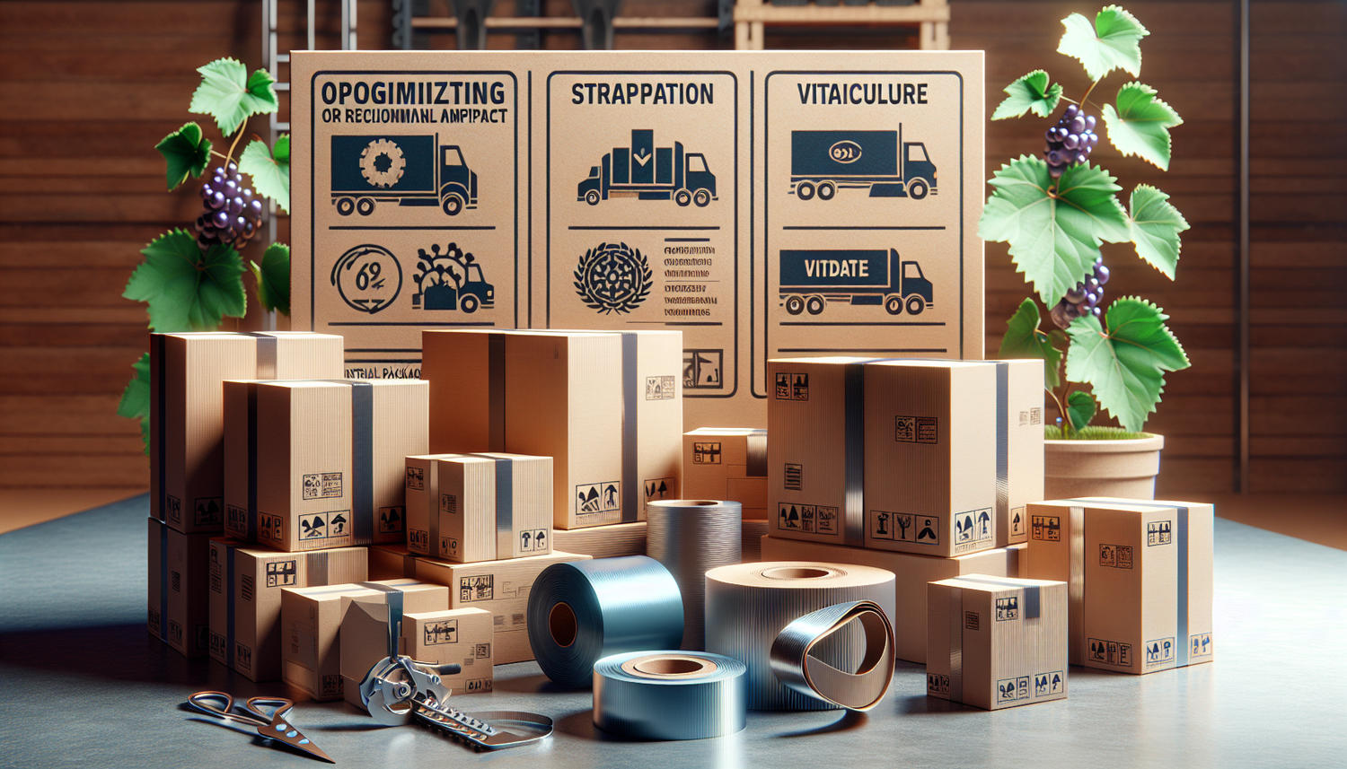 Optimisez Vos Emballages: Cartons, Feuillards et Films Étirable pour Réduire Impact Environnemental en Déménagement et Viticulture
