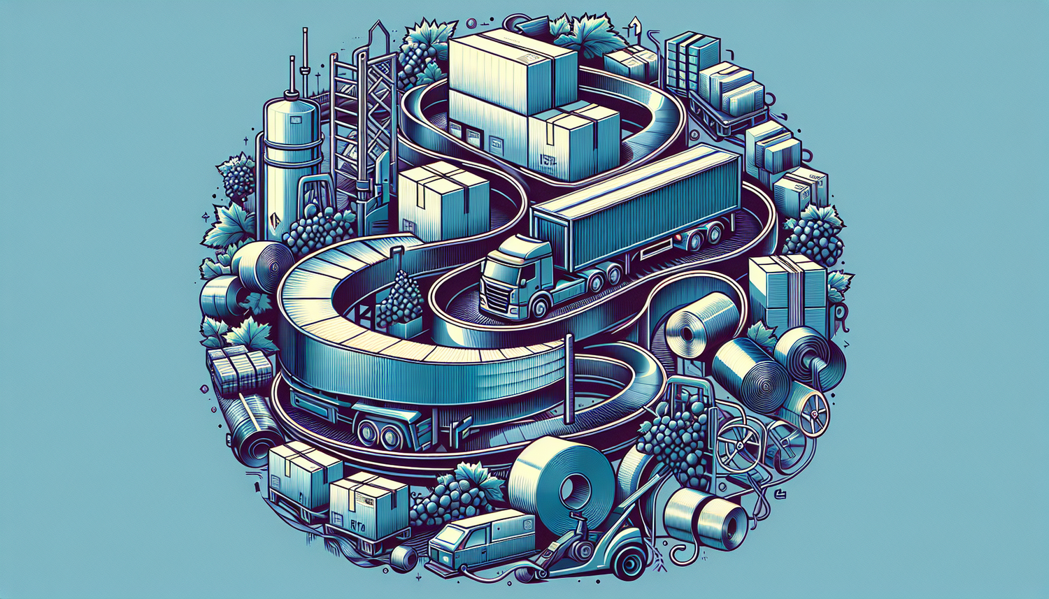 Explorez des Emballages Innovants: Cartons, Feuillards et Films Étirable pour une Manutention Viticole et Industrielle Optimale