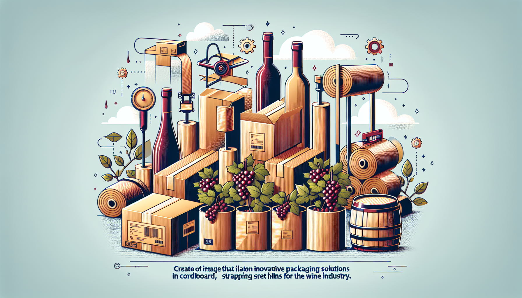 Découvrez les Avantages des Solutions d'Emballage Innovantes en Cartons, Feuillards et Films Étirable pour l'Industrie Vinicole.