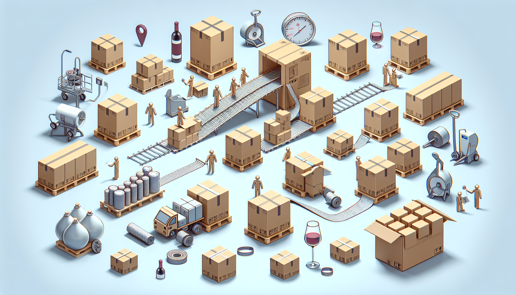 Optimisez votre Stratégie d'Emballage: Cartons, Feuillards et Films Étirable pour Viniculture et Déménagement Efficace