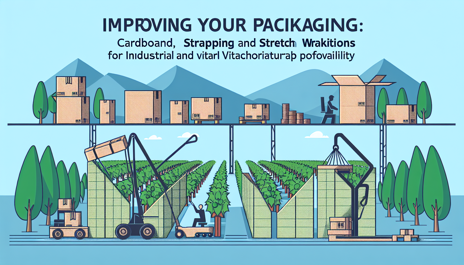 Améliorez Vos Emballages: Solutions en Cartons, Feuillards et Films Étirable pour Rentabilité Industrielle et Viticole