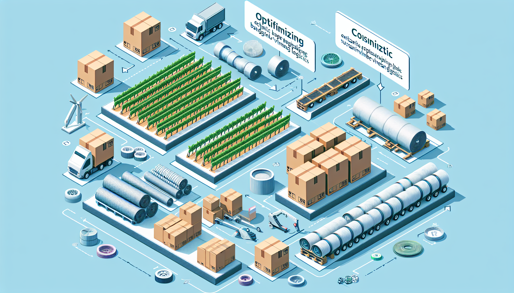 Optimisez vos emballages écologiques: Cartons, feuillards et films étirables pour la logistique viticole durable en 2024.