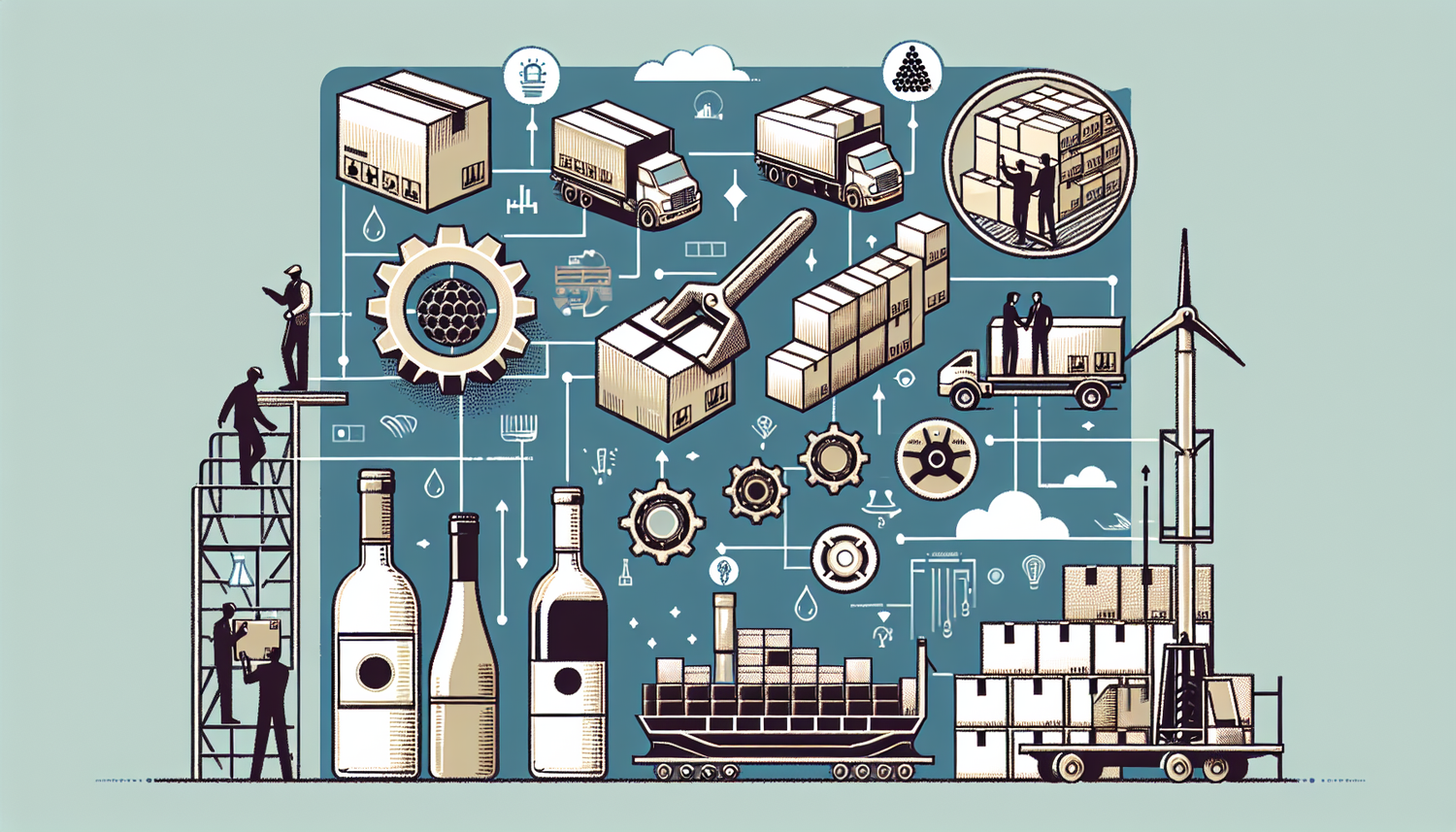 Maximisez l'Efficacité: Solutions Innovantes d'Emballage pour Cartons et Manutention en Industrie Viticole et Déménagement.