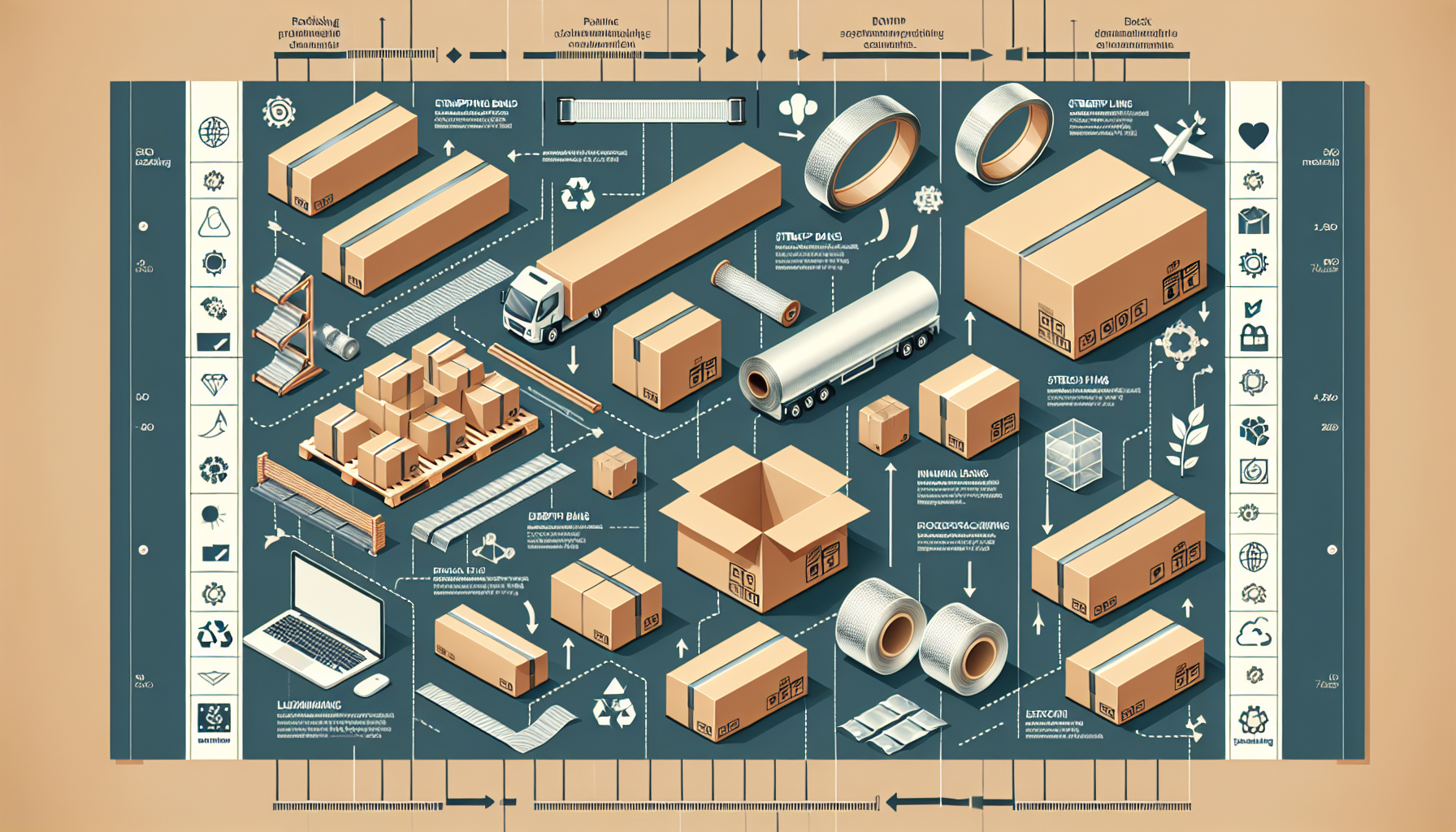 Solutions d'Emballage Écologiques: Cartons, Feuillards et Films Étirable pour Réduire les Coûts Logistiques et Environnementaux