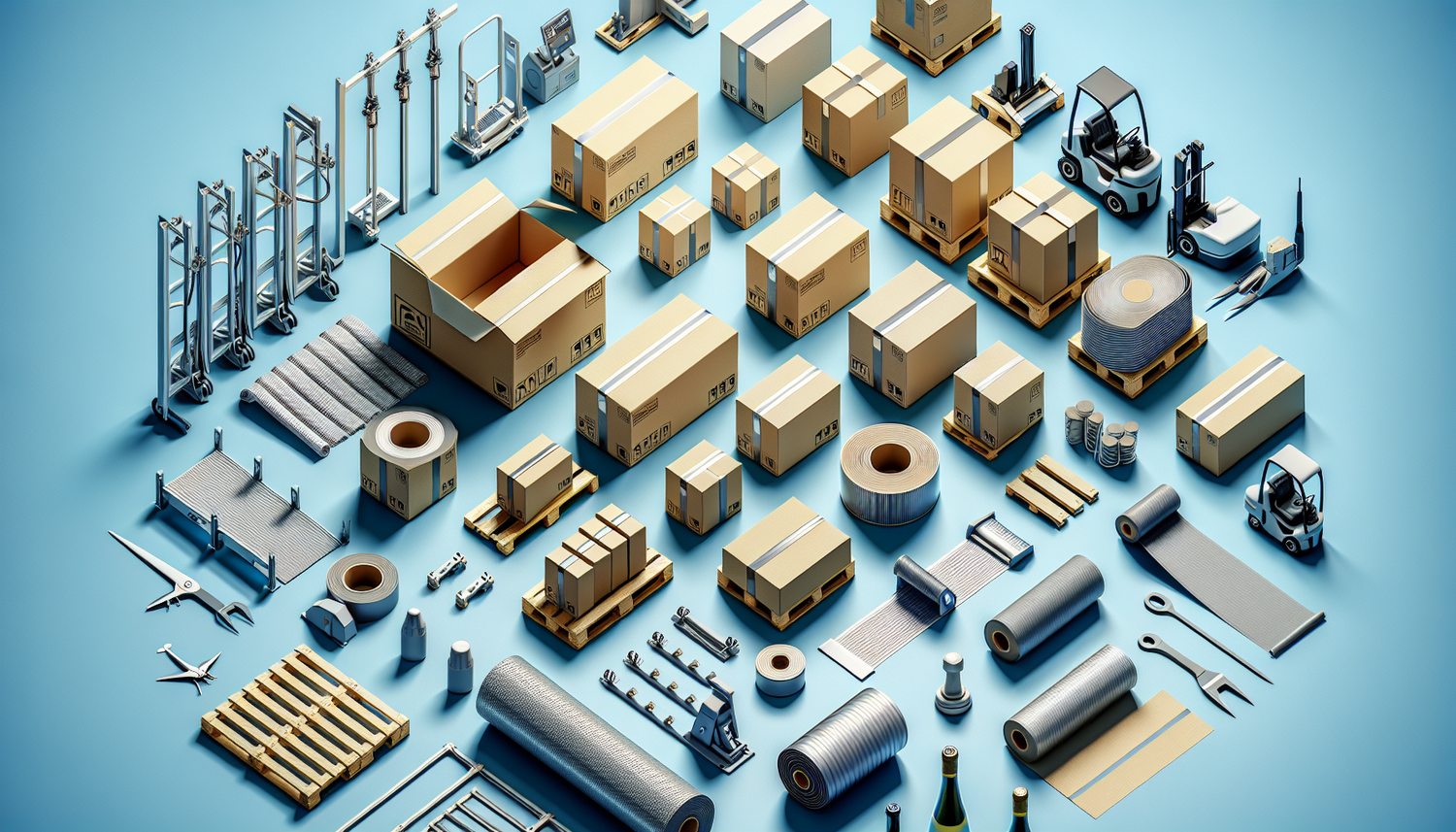 Solutions Complètes d'Emballage: Cartons, Feuillards et Films Étirable pour Manutention Efficace en Industrie et Viticulture