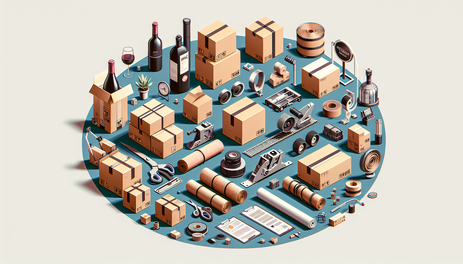 Découvrez les Solutions Complètes d'Emballage Industriel: Cartons, Feuillards, Films et Accessoires Viticoles