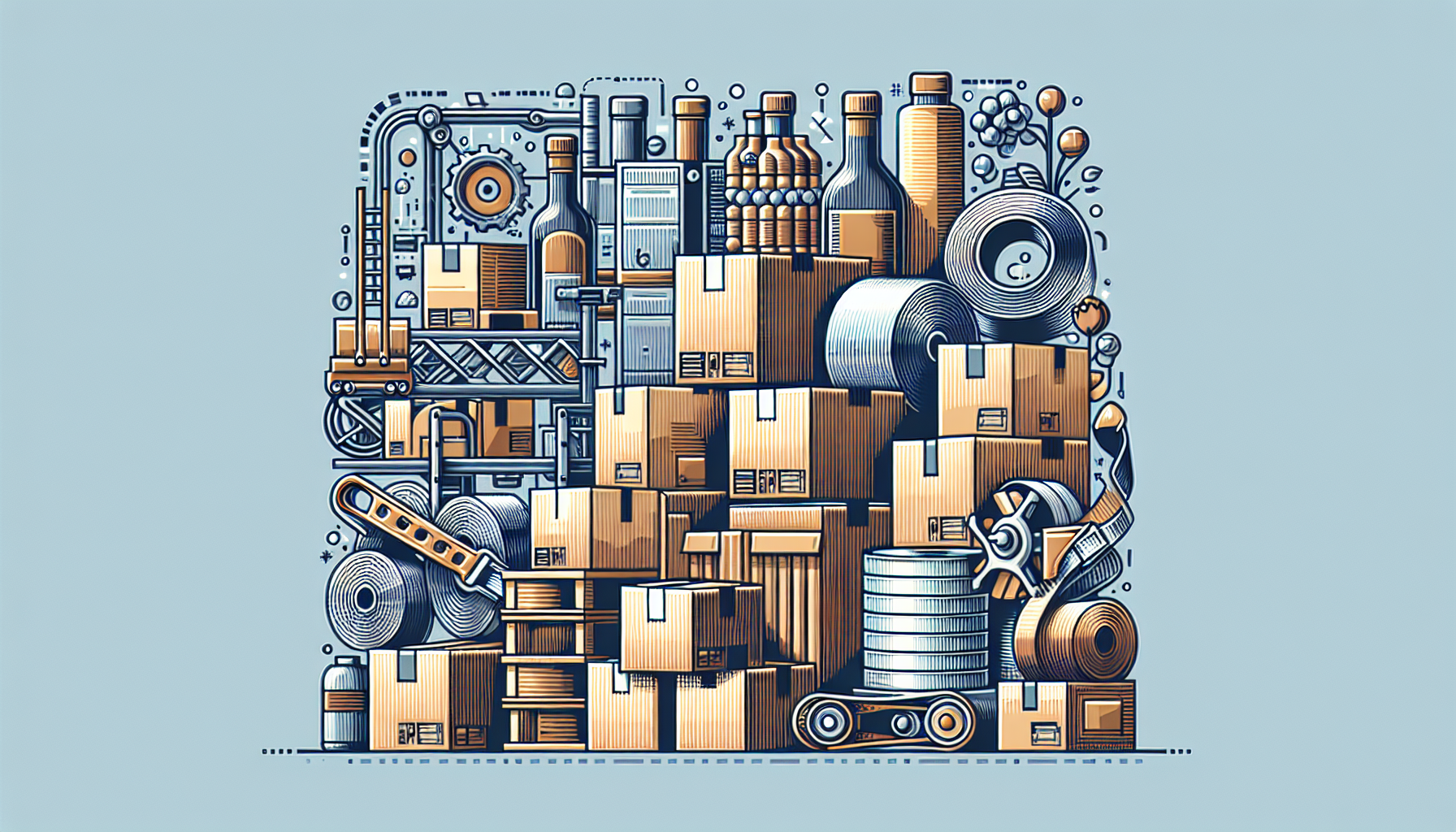 Améliorez Votre Chaîne Logistique: Cartons, Feuillards, Films Étirable pour Emballages Industriels et Viticole Innovants