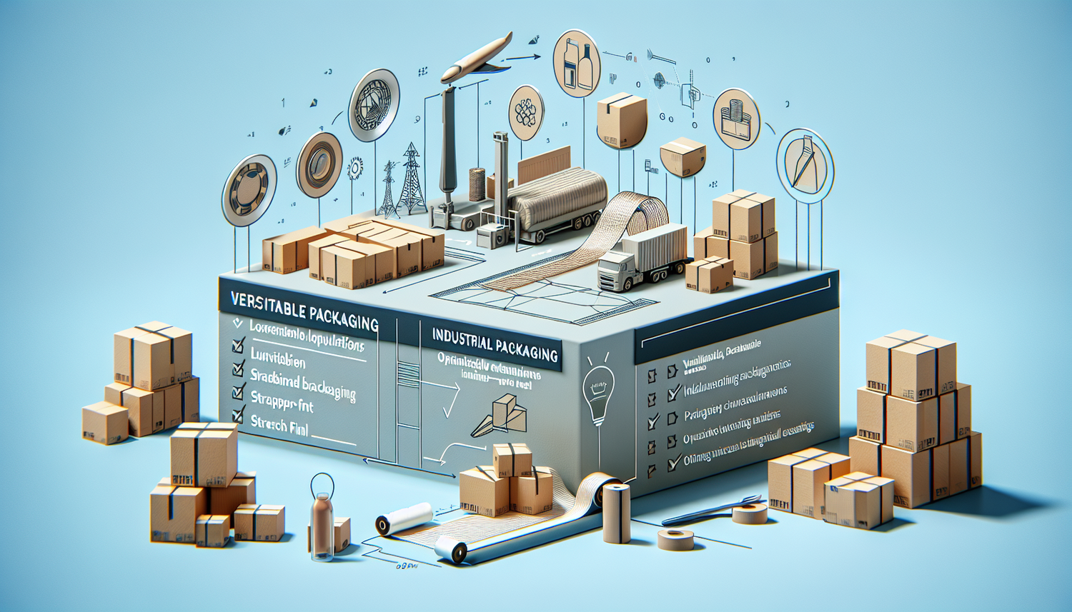 Solutions d'Emballage Polyvalentes: Cartons, Feuillards et Films Étirable pour Optimiser Logistique Industrielle et Viticole