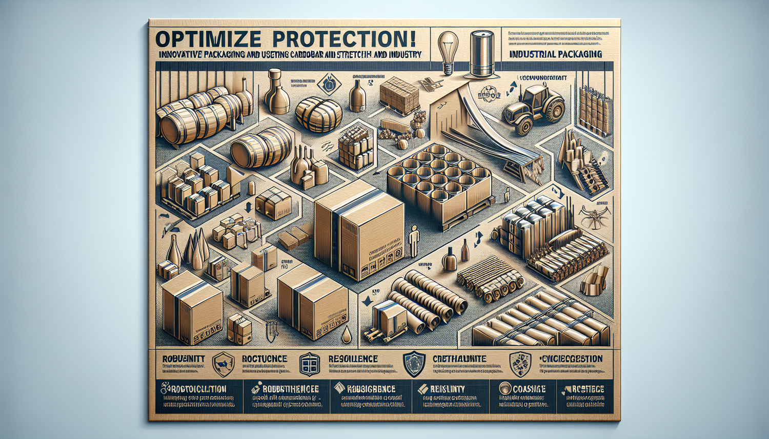 Optimisez la Protection: Cartons et Films Étirables pour Emballages Innovants en Viticulture et Industrie