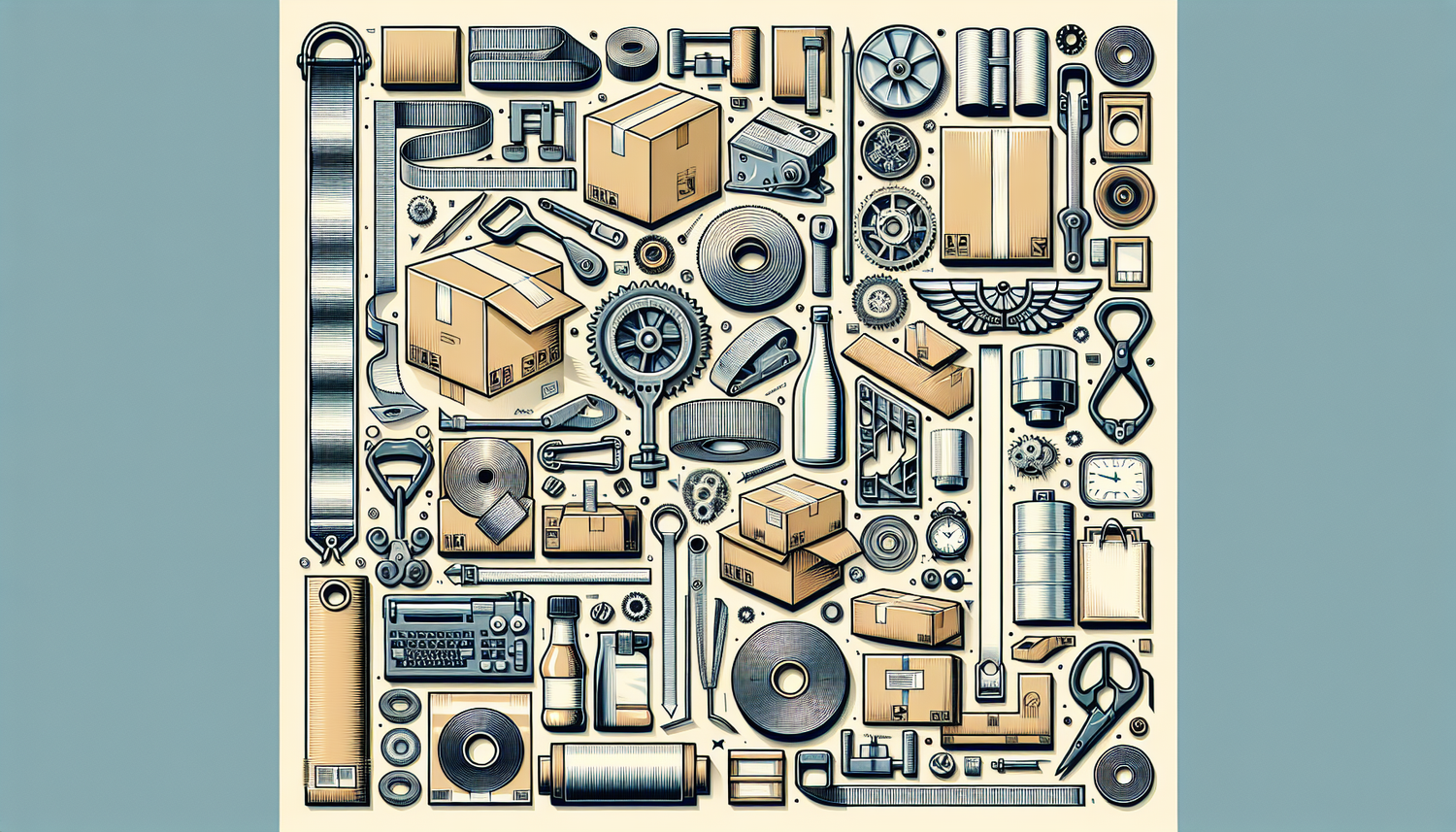 Solutions Complètes d'Emballage Industriel: Cartons, Feuillards, Films Étirable et Plus