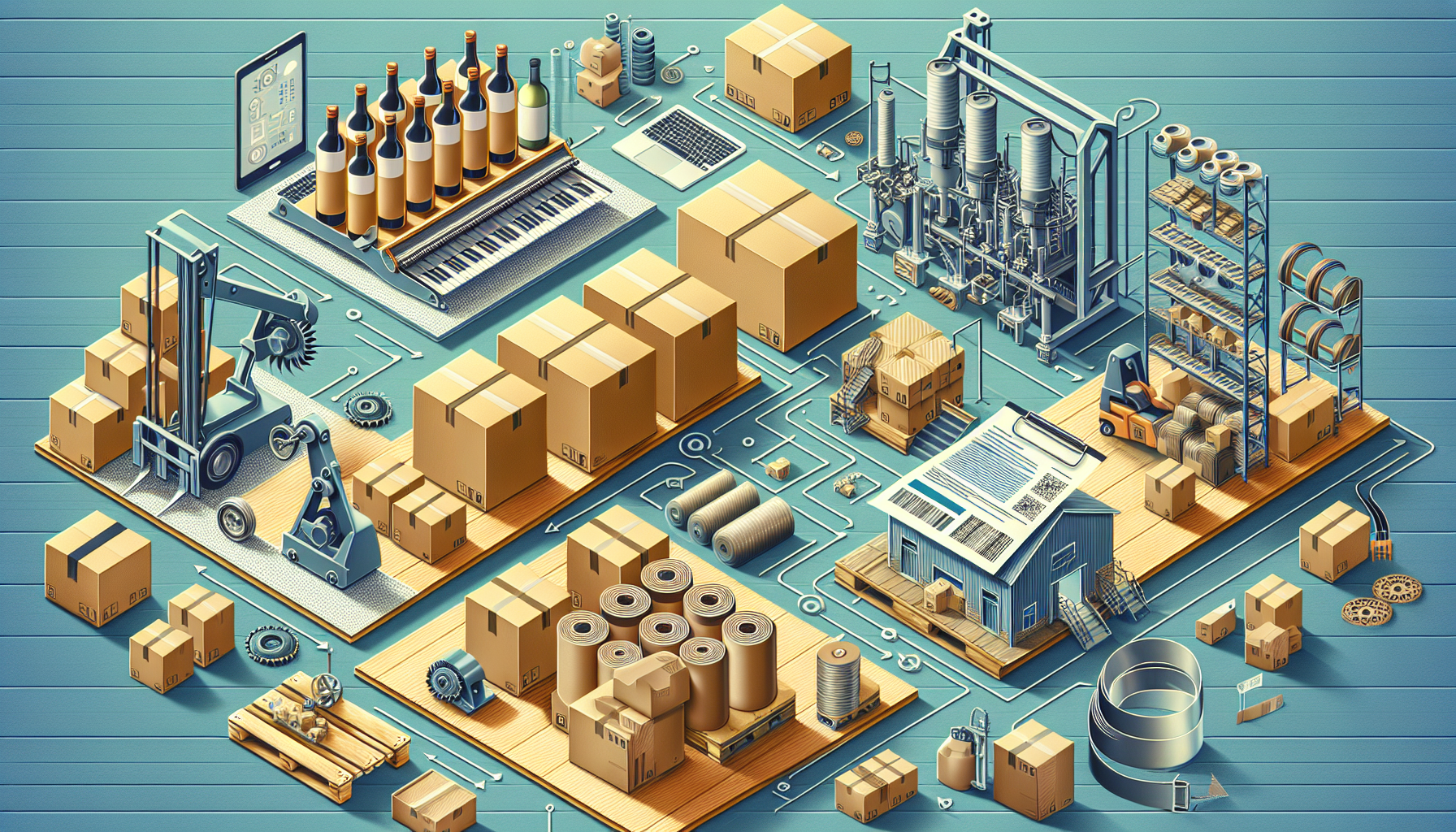 Découvrez les Solutions d'Emballage Efficaces: Cartons, Feuillards et Films Étirable pour Rentabilité en Industrie et Viniculture