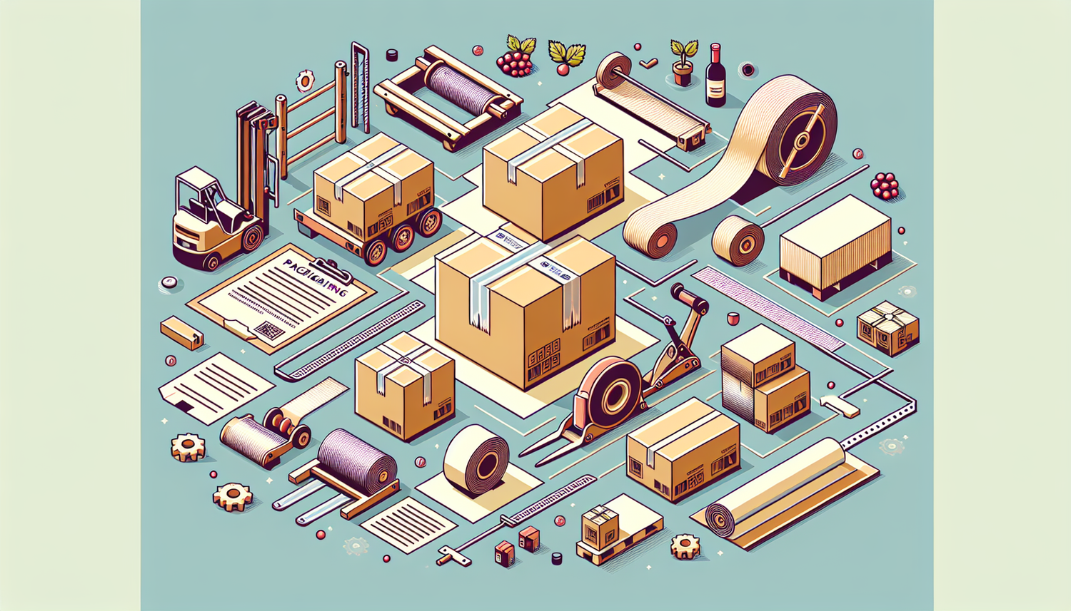 Découvrez des Solutions d'Emballage Complètes: Cartons, Feuillards et Films Étirable pour Industrie, Déménagement et Viniculture